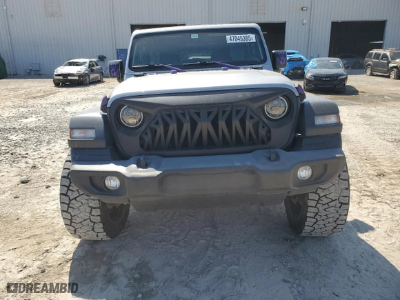 2021 Jeep Wrangler Unlimited Sport S with VIN 1C4HJXDN1MW527949, listed as a Copart auction lot 47045385 with 90,352 mi miles and Non Repairable. Bid and sale history available at carsss.com. Image 5.