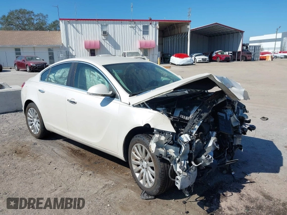 2012 Buick Regal Premium 1 with VIN 2G4GS5EK5C9154984, listed as a IAAI auction lot 41532267 with 54,279 mi miles. Bid and sale history available at carsss.com. Image 1.