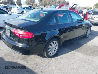 2014 Audi A4 Premium with VIN WAUAFAFL9EA082318, listed as a IAAI auction lot 41957307 with 65,086 mi miles. Bid and sale history available at carsss.com. Image 4.
