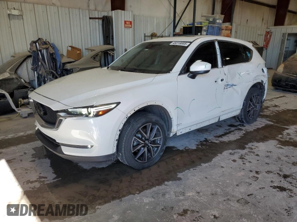 2018 Mazda CX-5 Grand Touring with VIN JM3KFADM3J1429016, listed as a Copart auction lot 45318885 with 162,112 mi miles and Salvage Title. Bid and sale history available at carsss.com. Image 1.