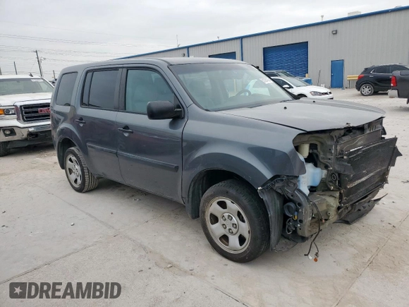2013 Honda Pilot LX with VIN 5FNYF3H20DB002315, listed as a Copart auction lot 51284405 with 185,043 mi miles and Clean title. Bid and sale history available at DreamBid. Image 4.