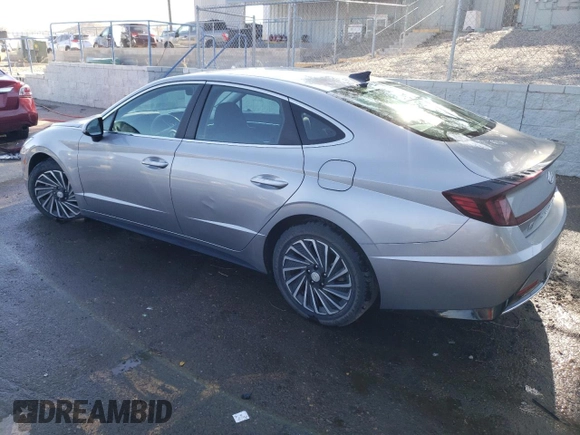 2020 Hyundai Sonata Hybrid Ultimate with VIN KMHL34JJ3LA012107, listed as a Copart auction lot 54268124 with 59,322 mi miles and Non Repairable. Bid and sale history available at carsss.com. Image 2.