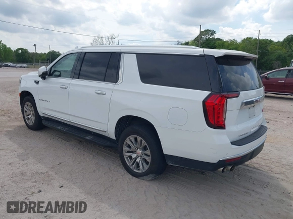 2023 GMC Yukon XL Denali with VIN 1GKS1JKL6PR355980, listed as a IAAI auction lot 41881760 with 1 mi miles. Bid and sale history available at carsss.com. Image 3.