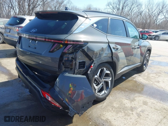 2024 Hyundai Tucson SEL with VIN 5NMJF3DE8RH440314, listed as a IAAI auction lot 41758797 with 4,283 mi miles. Bid and sale history available at carsss.com. Image 4.