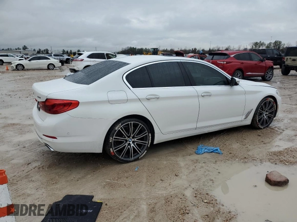 2017 BMW 5 Series 540i with VIN WBAJE5C37HG916165, listed as a Copart auction lot 45088915 with 100,563 mi miles and Salvage Title. Bid and sale history available at carsss.com. Image 3.