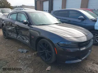 2017 Dodge Charger R/T with VIN 2C3CDXCT7HH655218, listed as a IAAI auction lot 41235193 with 108,667 mi miles. Bid and sale history available at carsss.com. Image 1.