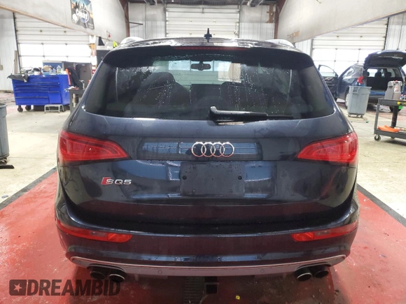 2016 Audi SQ5 3.0T Technik with VIN WA1LCAFP2GA035491, listed as a Copart auction lot 84615454 with 86,936 mi miles and Salvage Title. Bid and sale history available at carsss.com. Image 6.