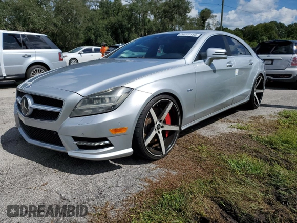 2012 Mercedes-Benz CLS-Class CLS 550 with VIN WDDLJ7DB9CA022839, listed as a Copart auction lot 74277184 with 0 mi miles and Non Repairable. Bid and sale history available at carsss.com. Image 1.