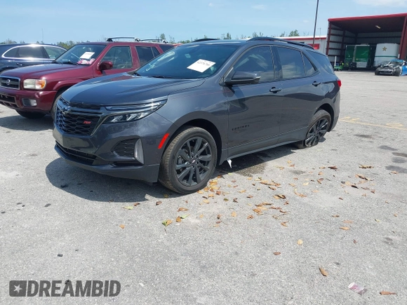 2023 Chevrolet Equinox RS with VIN 3GNAXMEGXPS162984, listed as a IAAI auction lot 42376766 with 46,402 mi miles and . Bid and sale history available at DreamBid. Image 18.
