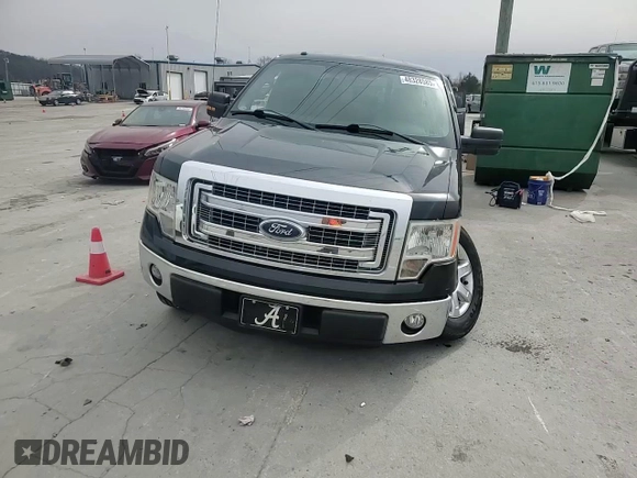 2014 Ford F-150 XL with VIN 1FTFW1CF3EKG41038, listed as a Copart auction lot 48328585 with 104,492 mi miles and Salvage Title. Bid and sale history available at carsss.com. Image 11.