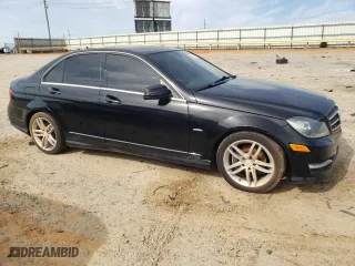 2012 Mercedes-Benz C-Class C 250 Sport with VIN WDDGF4HB0CR213126, listed as a Copart auction lot 53844075 with 109,584 mi miles and Clean Title. Bid and sale history available at carsss.com. Image 4.
