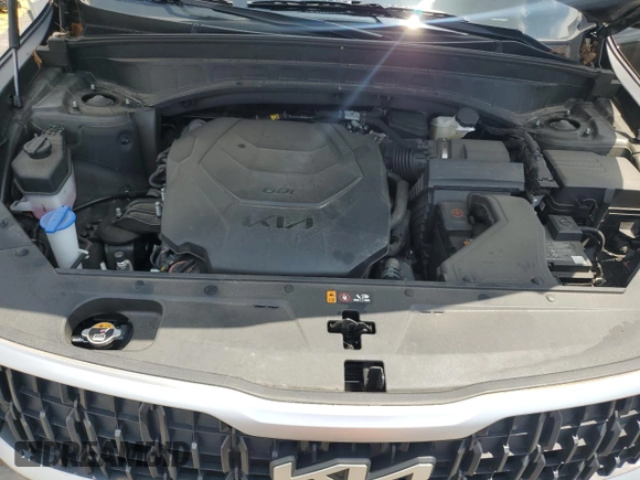 2023 Kia Telluride EX X-Line with VIN 5XYP3DGC2PG355687, listed as a Copart auction lot 64475405 with 37,565 mi miles and Salvage title. Bid and sale history available at DreamBid. Image 12.