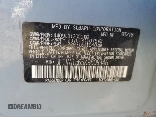 2019 Subaru WRX Premium with VIN JF1VA1B65K9809346, listed as a Copart auction lot 43814465 with 89,692 mi miles and Salvage Title. Bid and sale history available at carsss.com. Image 14.