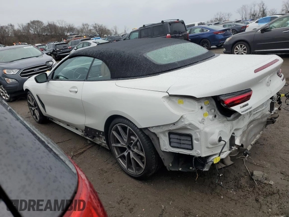 2019 BMW 8 Series M850i xDrive with VIN WBAFY4C58KBX39218, listed as a Copart auction lot 44807204 with 37,009 mi miles. Bid and sale history available at carsss.com. Image 2.