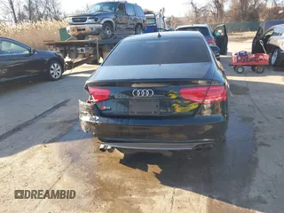 2014 Audi S8 with VIN WAUD2AFD8EN003571, listed as a IAAI auction lot 41590474 with 102,342 mi miles. Bid and sale history available at carsss.com. Image 16.