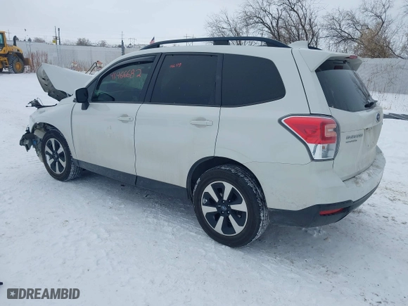 2017 Subaru Forester Premium with VIN JF2SJAEC1HH529955, listed as a IAAI auction lot 41466682 with 126,118 mi miles. Bid and sale history available at carsss.com. Image 3.