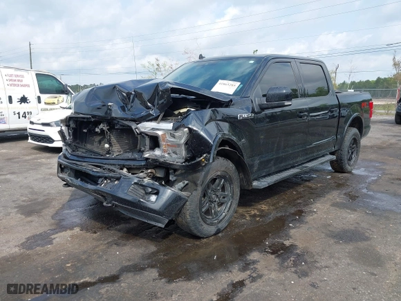 2018 Ford F-150 XL with VIN 1FTEW1EG7JFD41376, listed as a IAAI auction lot 41865285 with 144,362 mi miles. Bid and sale history available at carsss.com. Image 17.