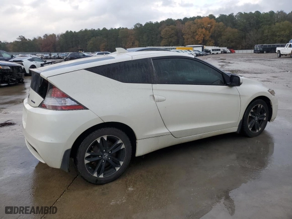 2015 Honda CR-Z EX with VIN JHMZF1D68FS001676, listed as a Copart auction lot 83686274 with NaN miles and Salvage Title. Bid and sale history available at carsss.com. Image 3.