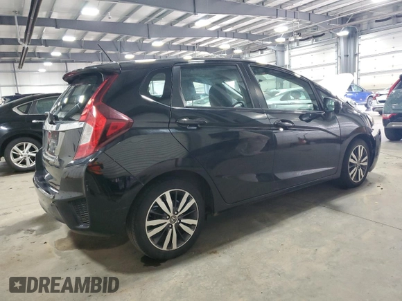 2015 Honda Fit EX-L with VIN 3HGGK5H83FM734672, listed as a Copart auction lot 50918505 with 64,045 mi miles and Salvage Title. Bid and sale history available at carsss.com. Image 3.