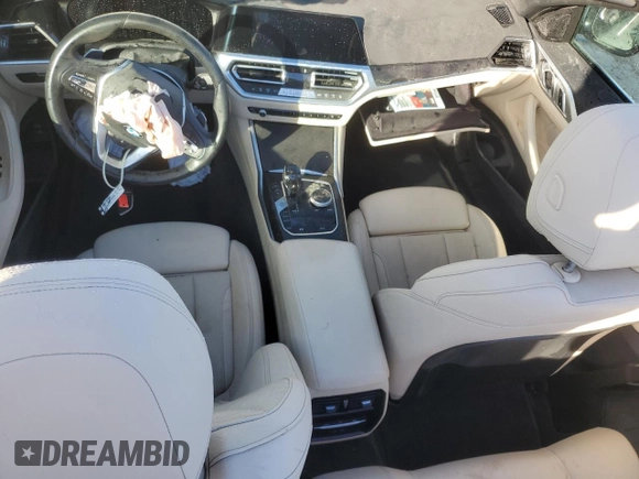 2023 BMW 4 Series 430i with VIN WBA23AT06PCM49500, listed as a Copart auction lot 82851064 with Not provided miles and Non repairable. Bid and sale history available at DreamBid. Image 8.