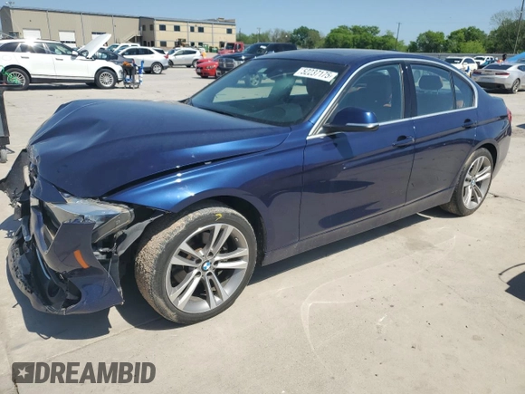 2017 BMW 3 Series 330i with VIN WBA8B9G55HNU50550, listed as a Copart auction lot 52237175 with Not Provided miles and Salvage Title. Bid and sale history available at DreamBid. Image 1.