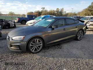2019 Audi A5 Sportback Premium Plus with VIN WAUENCF50KA093849, listed as a Copart auction lot 41425774 with 28,416 mi miles. Bid and sale history available at carsss.com. Image 1.