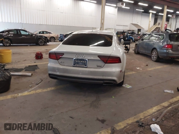 2018 Audi A7 Premium Plus with VIN WAUW3AFC7JN002130, listed as a IAAI auction lot 41645286 with 45,691 mi miles. Bid and sale history available at carsss.com. Image 15.