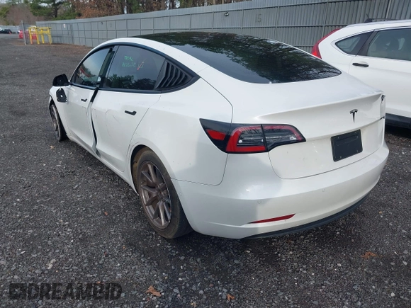 2021 Tesla Model 3 Long Range with VIN 5YJ3E1EB8MF974007, listed as a IAAI auction lot 41915513 with 107,354 mi miles and . Bid and sale history available at carsss.com. Image 3.