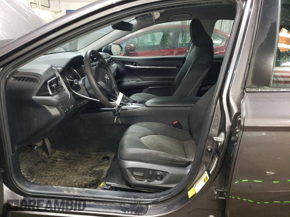 2020 Toyota Camry LE with VIN 4T1C11AK9LU939110, listed as a Copart auction lot 46349425 with 80,550 mi miles and Salvage Title. Bid and sale history available at carsss.com. Image 7.