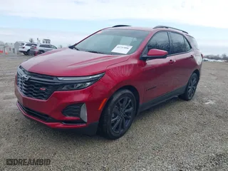 2024 Chevrolet Equinox RS with VIN 3GNAXMEG3RL353837, listed as a IAAI auction lot 41737896 with 8,942 mi miles. Bid and sale history available at carsss.com. Image 2.