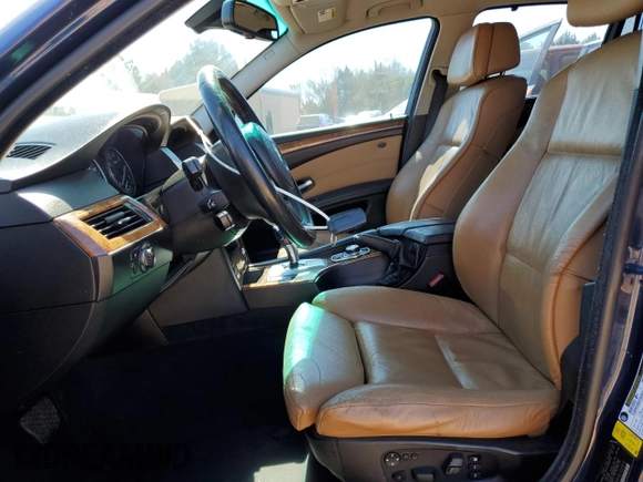 2009 BMW 5 Series 528i with VIN WBANU53589C122872, listed as a Copart auction lot 46658035 with 194,383 mi miles and Salvage Title. Bid and sale history available at carsss.com. Image 7.