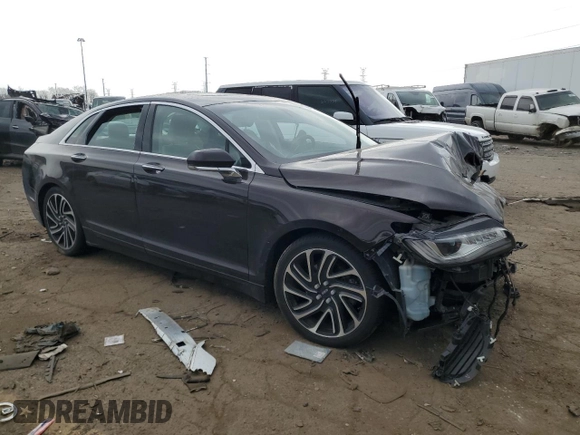 2020 Lincoln MKZ Reserve with VIN 3LN6L5F95LR609041, listed as a Copart auction lot 53753615 with 53,131 mi miles and Salvage Title. Bid and sale history available at DreamBid. Image 4.