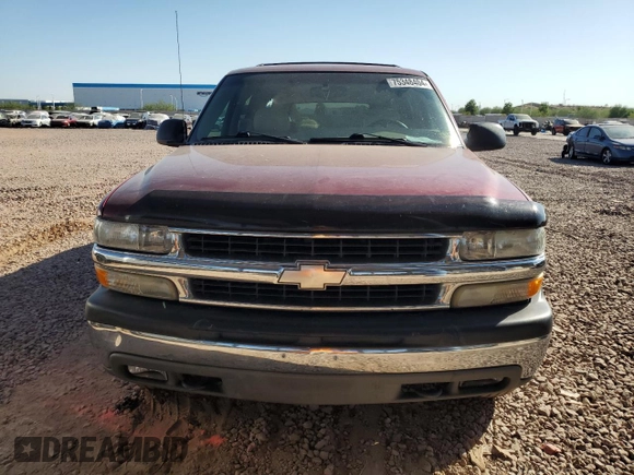 2002 Chevrolet Suburban LT with VIN 1GNEC16ZX2J231601, listed as a Copart auction lot 75348404 with 0 mi miles and Salvage Title. Bid and sale history available at carsss.com. Image 5.