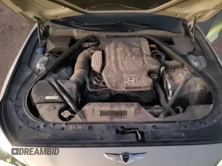 2015 Hyundai Genesis 3.8L with VIN KMHGN4JE5FU087568, listed as a Copart auction lot 81999524 with 70,739 mi miles and Salvage Title. Bid and sale history available at carsss.com. Image 13.