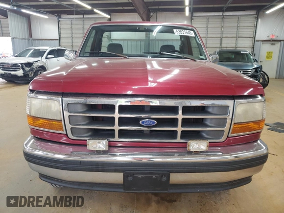 1995 Ford F-150 with VIN 1FTEF14NXSNA76234, listed as a Copart auction lot 52021645 with 168,695 mi miles and Salvage Title. Bid and sale history available at carsss.com. Image 5.