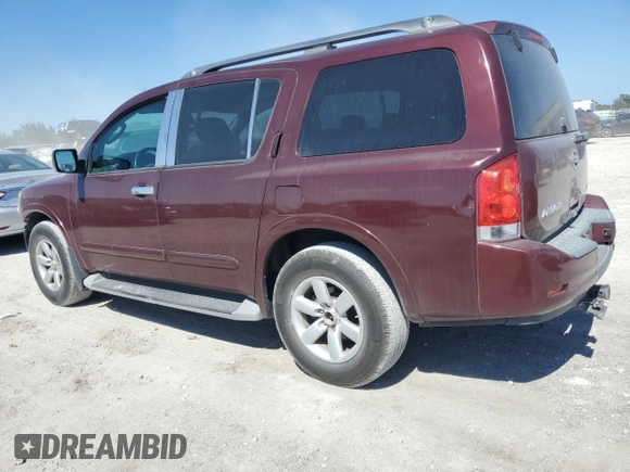2011 Nissan Armada SV with VIN 5N1BA0ND6BN617499, listed as a Copart auction lot 52533945 with 158,645 mi miles and Salvage Title. Bid and sale history available at DreamBid. Image 2.