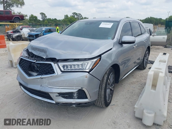 2020 Acura MDX w/Technology Pkg with VIN 5J8YD3H56LL001067, listed as a IAAI auction lot 41866822 with 54,998 mi miles. Bid and sale history available at carsss.com. Image 17.