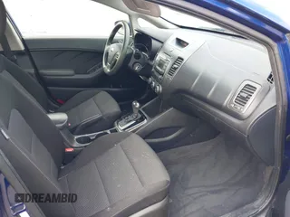 2017 Kia Forte LX with VIN 3KPFK4A74HE160960, listed as a IAAI auction lot 41894868 with 61,501 mi miles. Bid and sale history available at carsss.com. Image 5.