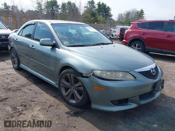2004 Mazda Mazda6 s with VIN 1YVFP80D545N30474, listed as a IAAI auction lot 42028335 with 1 mi miles. Bid and sale history available at carsss.com. Image 1.