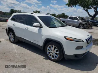 2014 Jeep Cherokee Limited with VIN 1C4PJLDS8EW204333, listed as a Copart auction lot 56590965 with 88,739 mi miles and Salvage title. Bid and sale history available at DreamBid. Image 4.
