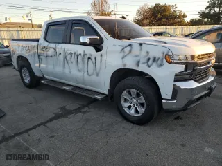 2019 Chevrolet Silverado 1500 LT with VIN 3GCUYDED6KG105959, listed as a Copart auction lot 84004974 with 162,766 mi miles and Salvage Title. Bid and sale history available at carsss.com. Image 4.