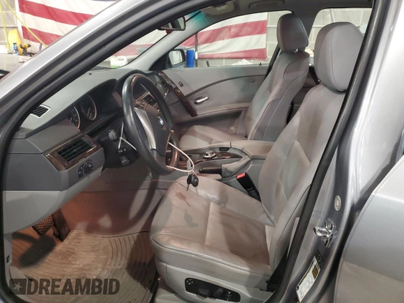 2005 BMW 5 Series 545i with VIN WBANB33555CN64643, listed as a Copart auction lot 50546775 with 159,751 mi miles and Salvage Title. Bid and sale history available at carsss.com. Image 7.
