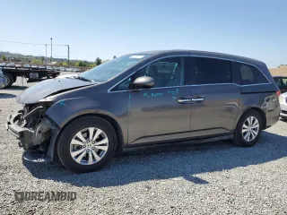 2016 Honda Odyssey SE with VIN 5FNRL5H36GB117877, listed as a Copart auction lot 52339615 with 71,066 mi miles and Salvage Title. Bid and sale history available at carsss.com. Image 1.