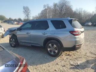 2025 Honda Pilot EX-L z VIN 5FNYG2H44SB000413, wystawiony jako Copart lot #50594725 z przebiegiem 6 075 mil mil oraz Szkoda całkowita • Salvage title. Historia ofert i sprzedaży dostępna na DreamBid. Obrazek 2.