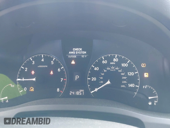 2010 Lexus RX 350 with VIN 2T2BK1BA3AC054524, listed as a IAAI auction lot 42788742 with 241,851 mi miles and . Bid and sale history available at DreamBid. Image 7.