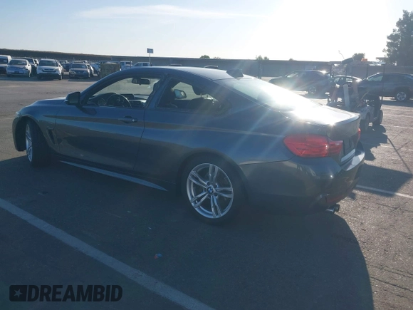 2014 BMW 4 Series 428i with VIN WBA3N7C57EK220498, listed as a IAAI auction lot 42608688 with 157,523 mi miles and . Bid and sale history available at DreamBid. Image 3.