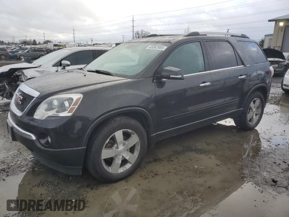 2012 GMC Acadia SLT2 z VIN 1GKKVSED0CJ286338, wystawiony jako Copart lot #43382985 z przebiegiem 137 067 mil mil oraz Czysty tytuł • Clean title. Historia ofert i sprzedaży dostępna na DreamBid. Obrazek 1.