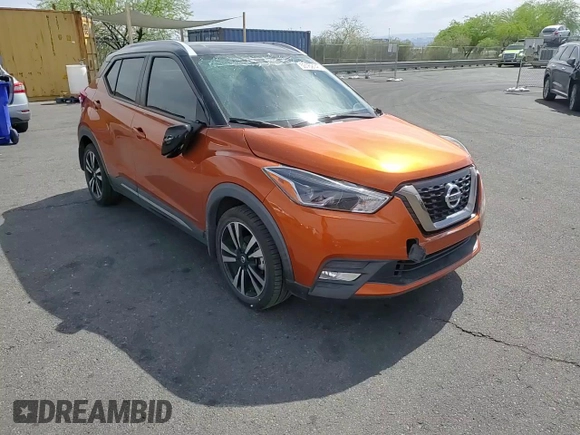 2019 Nissan Kicks SR with VIN 3N1CP5CU3KL562052, listed as a Copart auction lot 53169145 with 66,770 mi miles and Salvage Title. Bid and sale history available at carsss.com. Image 12.