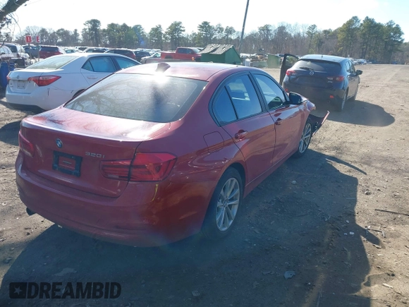 2016 BMW 3 Series 320i with VIN WBA8E1G52GNT38408, listed as a IAAI auction lot 41716438 with 50,207 mi miles and . Bid and sale history available at carsss.com. Image 4.