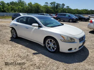 2012 Nissan Maxima S with VIN 1N4AA5APXCC844579, listed as a Copart auction lot 53121245 with 128,979 mi miles and Salvage title. Bid and sale history available at DreamBid. Image 4.